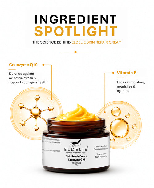 Eldelie Skin Repair Cream (Coenzyme Q10 + Vitamin E)